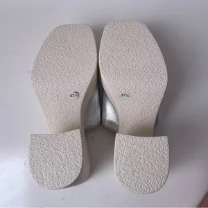 Jeffrey Campbell Silver Platform Heels thumbnail 6