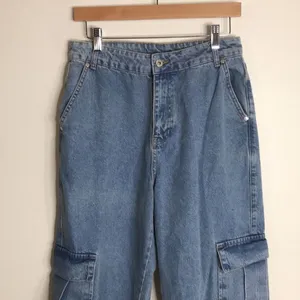 Ragged priest ladies oversized 100% cotton cargo‎ jogger denim jeans size 30 thumbnail 3