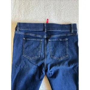 SPANXshape EveryWear Pull-On Flare Jeans XL High Rise Dark Wash Stretch thumbnail 10