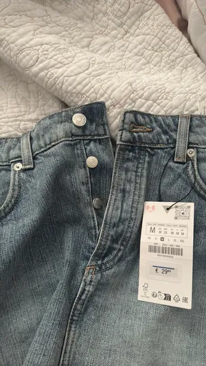 ZARA Mini Denim Skirt thumbnail 3