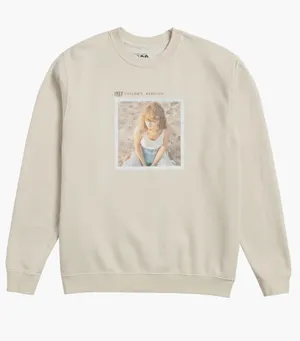 Taylor Swift 1989 Taylor’s Version Beige Polaroid Crewneck thumbnail 1