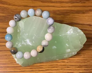 Amazonite Crystal Bracelet (10mm beads) thumbnail 3