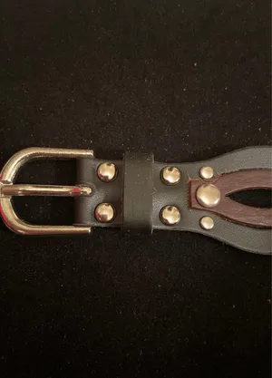 Harley Stud Leather Bracelet thumbnail 5