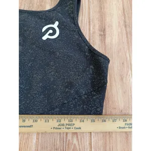 Lululemon x Peloton Energetic Edge Coal Reflective Crop Tank Sports Bra Size 12 thumbnail 6