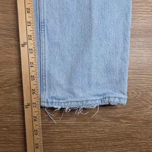 Abercrombie & Fitch 90s Straight Jeans Women 28 6S Light Wash High Rise Casual thumbnail 6
