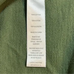 Good American Women’s Green Off The‎ Shoulder Camo Sweatshirt Size 4 thumbnail 11