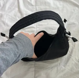 Sandy Liang Baggu x limited edition collab mini bow bag black thumbnail 3