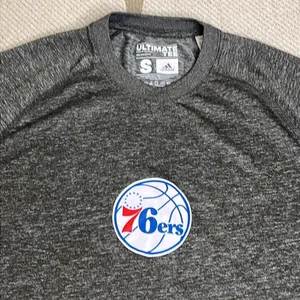 Adidas Ultimate Tee Philadelphia Basketball 76ers long sleeve climalite shirt thumbnail 8