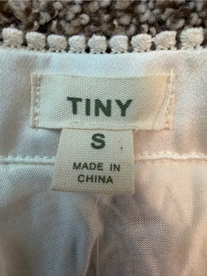 Anthropologie TINY Eliana Embroidered Floral Top Ivory Small NWT thumbnail 12