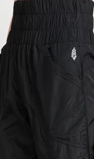 Free People Movement The Way Home Joggers Womens XS Black High Waist Nylon thumbnail 5