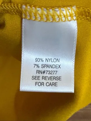 Apt. 9 Essentials Women’s Large Yellow Cami Tank Top Adjustable Straps Gathered( thumbnail 3