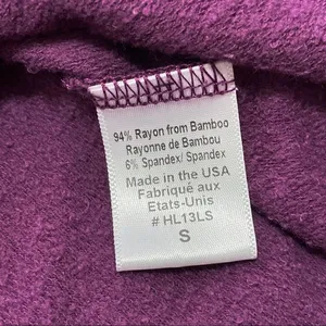 Beyond yoga cow neck top size small thumbnail 5