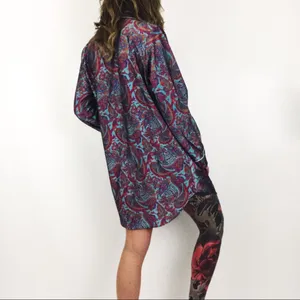 Vintage Paisley Motif Nightshirt | Size M thumbnail 7