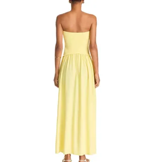 Solid & Striped Strapless Soglio Dress thumbnail 4
