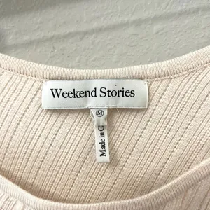 Weekend Stories Keane Ivory Knit Fitted Wool Blend Long Sleeve Dress M Luxe thumbnail 3