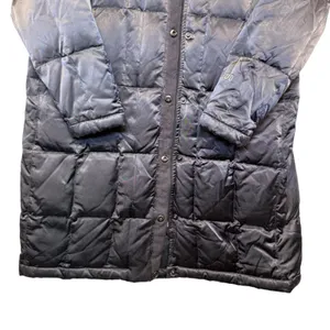 The North Face Womens 600 Fill Down Quilted Long Parka Puffer Jacket Black Small thumbnail 4