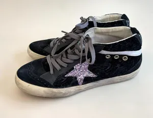 GOLDEN GOOSE Women’s Midstar Black Sneakers Size 40 - US 10 thumbnail 1