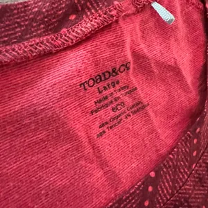 Toad & Co Large Windmere Long‎ Sleeve Dress Organic Cotton Tencel Mahogany Red thumbnail 2