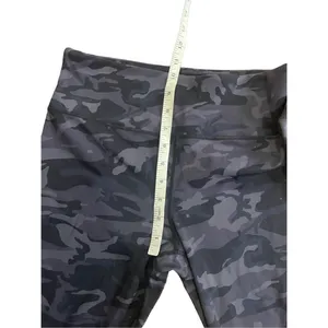 Zyia womens black gray camo 7/8 length‎ athletic leggings yoga pants sz 8-10 thumbnail 4