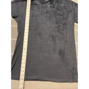 Harley Davidson Womens‎ Graphic T Shirt V Neck Short Sleeve Dark Gray XL thumbnail 2