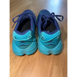 Hoka One One Rincon 3 Blue Turquoise Running Shoes Womens 8D Wide Low Top thumbnail 2