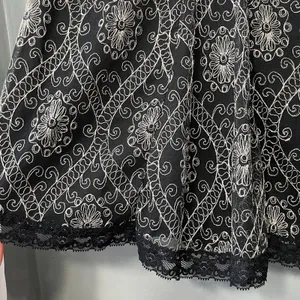 Black Whimsigoth Size Large Swing Skirt Dark Romantic Gothic Fairy Grunge Lace thumbnail 4
