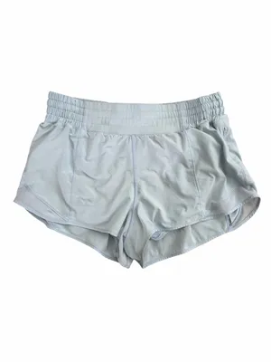 Lululemon Hotty Hot High Rise Shorts Powder Blue size 10 thumbnail 3