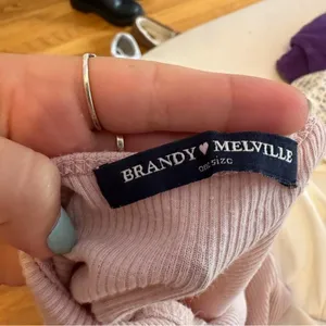Brandy Melville pale pink button tank thumbnail 5