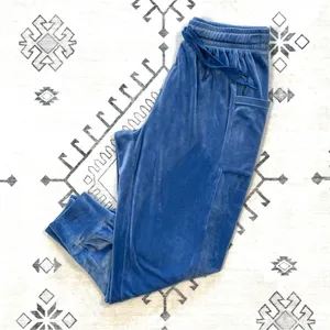 Aerie Offline Blue After Party Velour Joggers Large thumbnail 4