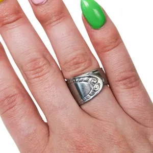 Vintage Silver Spoon Ring thumbnail 2