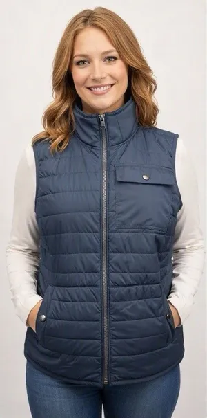 Carhartt Reversible Quilted Flannel Vest M 8-10 Green Black Buffalo Plaid Chore thumbnail 1