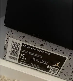 Nike Air Jordan 4 Retro GS White Oreo thumbnail 8