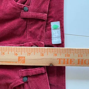 Stio Corduroy Pants‎ Womens 6S Burgundy Rivet Slim Leg Organic Cotton Stretch thumbnail 9