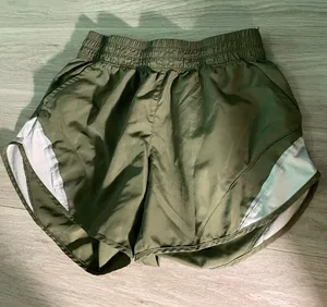 Olive Green Women's Athletic Shorts thumbnail 1