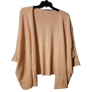 Nude Open Front Cardigan Size Medium thumbnail 2