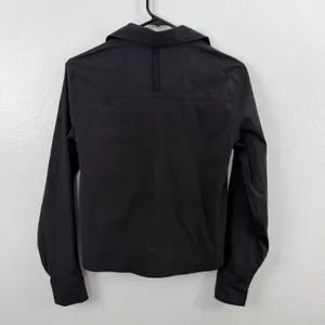 Topo Designs Shirt Womens Small Black Snap Front Lightweight Utility Outdoor thumbnail 7