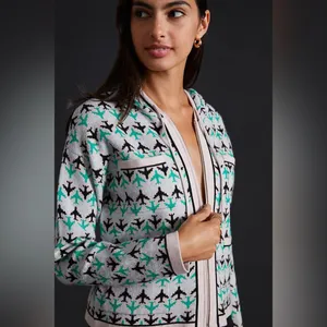 Anthropologie Maeve Harriet Zip Cardigan Sweater - New Small thumbnail 2