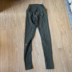 ALO Yoga SOFTSCULPT HIGH WAIST Olive Green Leggings thumbnail 4