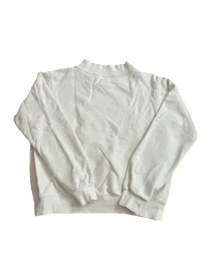 PARKE Bridal Mockneck Sweatshirt Cream And Something Blue Letters S/M Heritage thumbnail 5