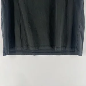 Disney Mickey Mouse Dark Charcoal Gray Minimalistic Cuffed ‎ Short Sleeve Tee thumbnail 6