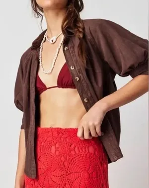 We The Free Ellie Button Down Size XS thumbnail 1