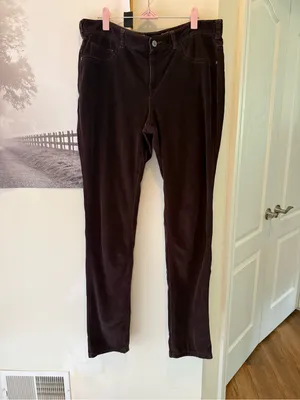 Pilcro and the Letterpress Anthropologie Vintage-Inspired Women's Brown Corduroy Pants W32 thumbnail 5