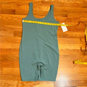 Isabel by Ingrid+Isabel Maternity Women XS Sage Green Unitard Shorts Stretch New thumbnail 2