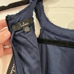 NEW Lulus Love Poem Navy Blue Lace Bodycon Halter Dress thumbnail 15