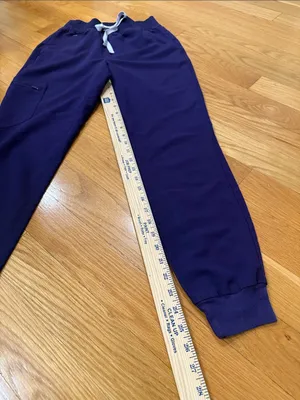 Figs women’s purple Zamora jogger bottom size xs. thumbnail 7