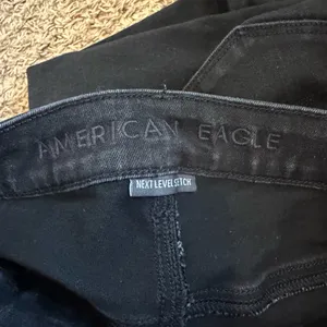 American Eagle Outfitters Distressed Black Hi-Rise Jeggings size 2 Short thumbnail 10