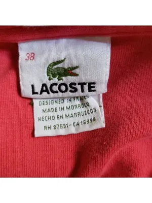 Lacoste Long Sleeve Jersey Size 38 thumbnail 5
