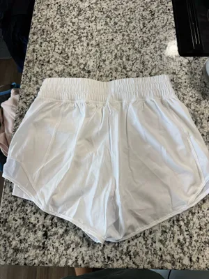 Mondetta white athletic shorts thumbnail 2