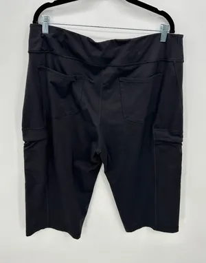 Duluth Trading Co Noga Black Cargo Shorts Womens XL Supplex Nylon Spandex thumbnail 1