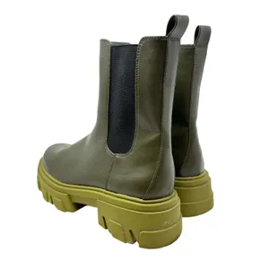Oak + Fort Chunky Sole Chelsea Boots Military Olive Green‎ Size US 10 thumbnail 10